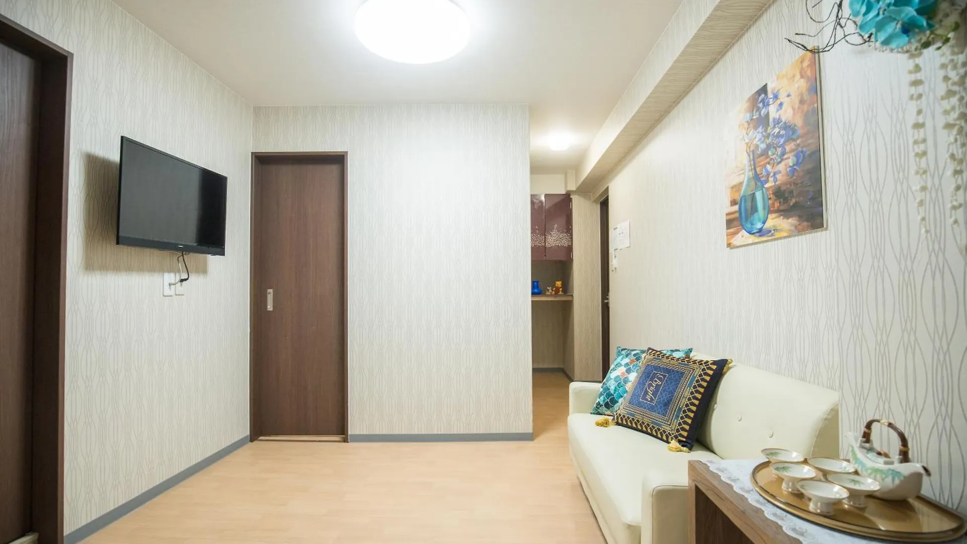 Apartman 共享露台日本橋駅步行3分钟道顿堀市中心三室一厅公寓房302房间 Oszaka